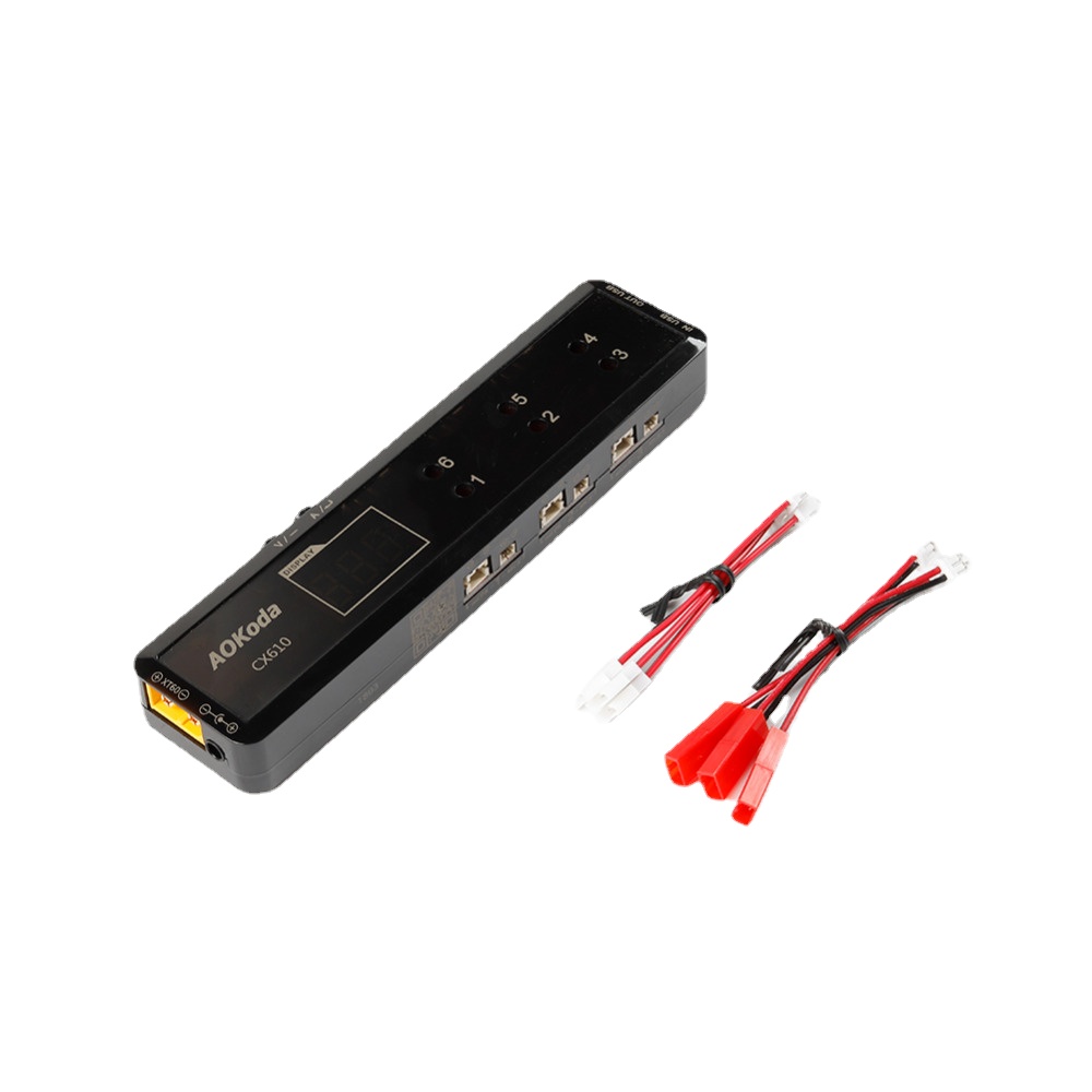Drone Racing Charger - 1s aokoda cx605/cx610/cx610hv 6-Kanal-Ladegerät für 1s