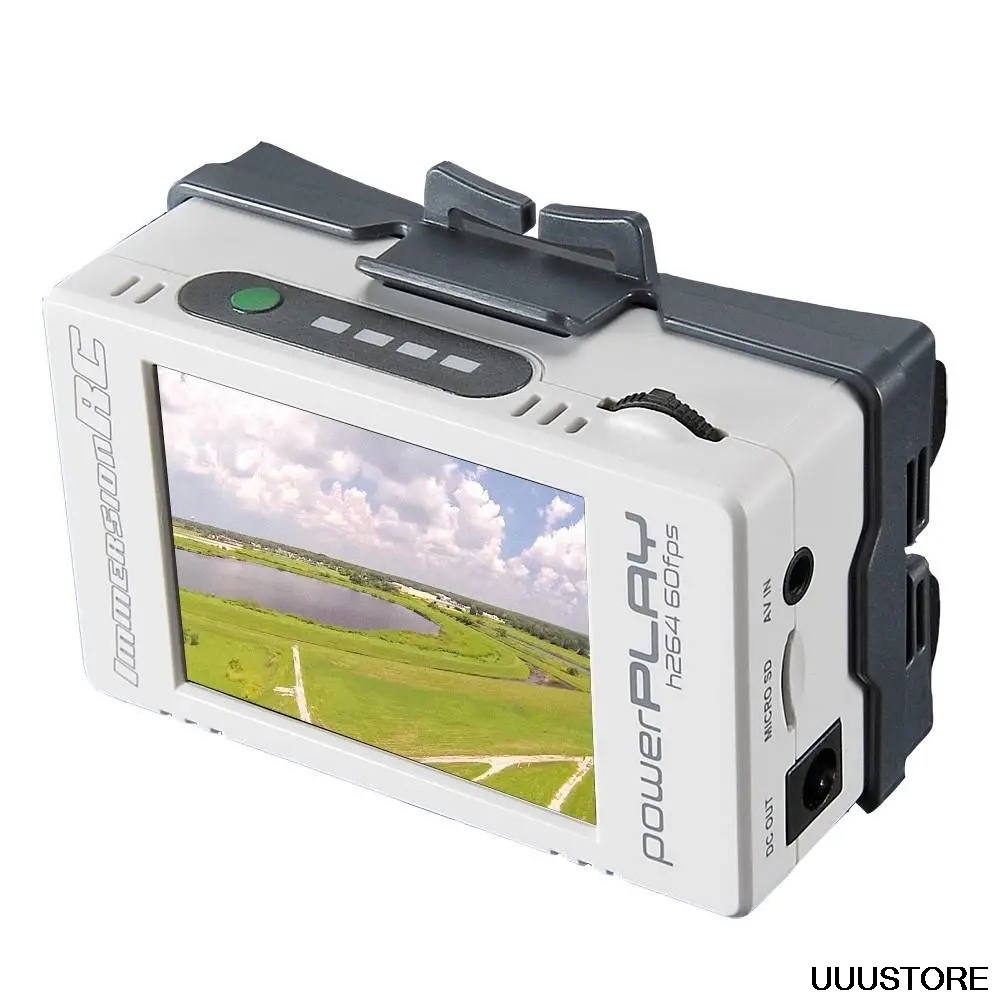 Drone Racing Goggles - Immersionrc Powerplay Play-fpv H264 60fps Dvr