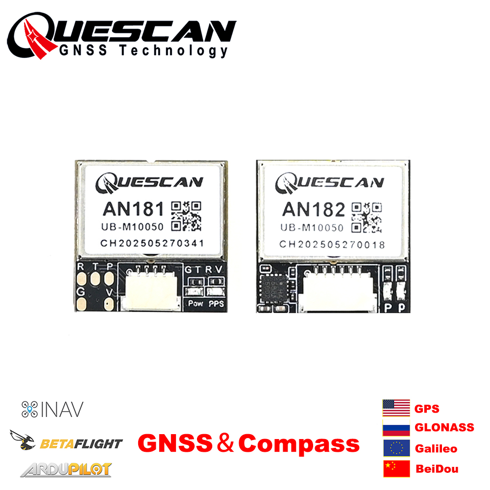 Drone Racing Flight Controller - QUESCAN 18mm M10 GPS GNSS Modul