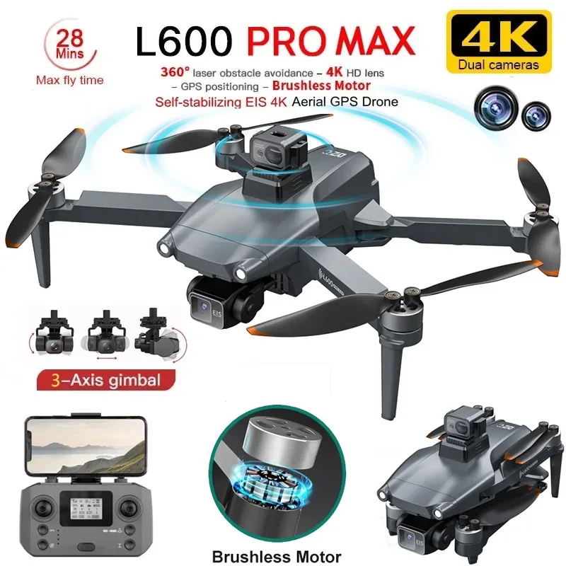 Drone Racing Camera - L600 PRO MAX GPS Drone Professionelle