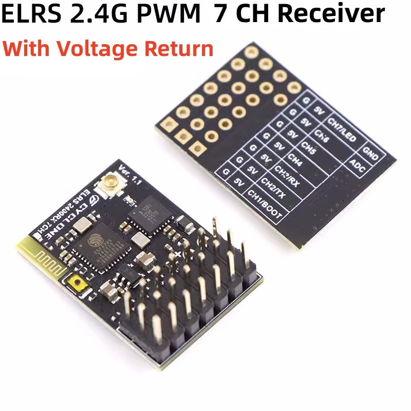 Drone Racing Receiver - Elrs 2,4g pwm 7ch 6ch crsf