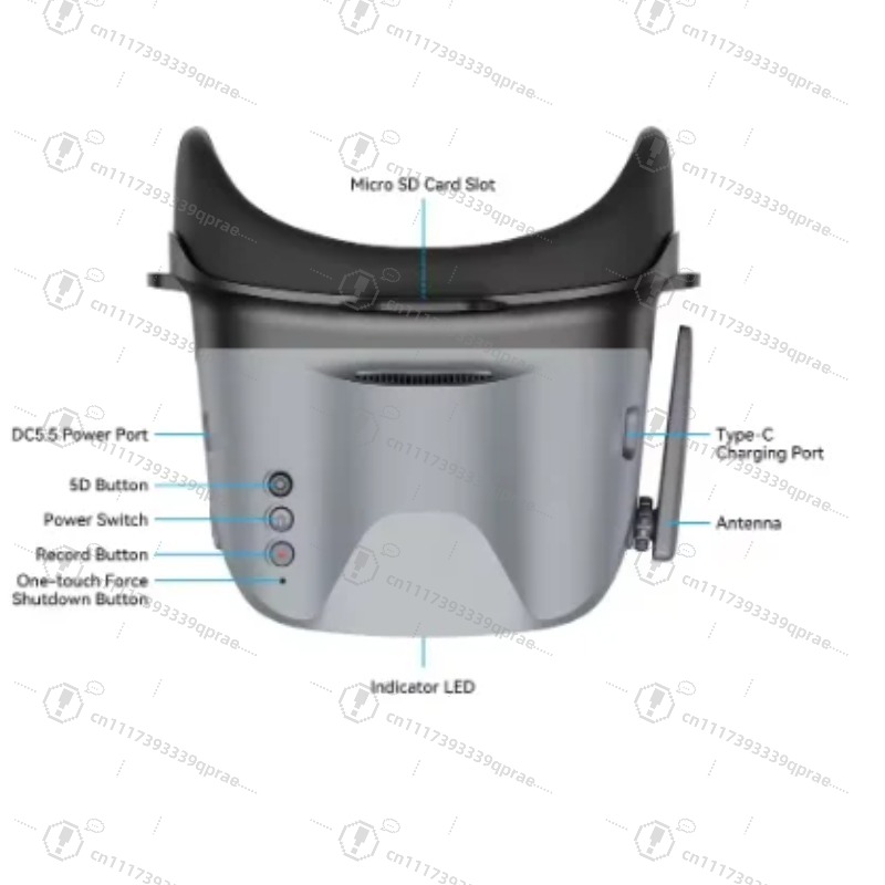 Drone Racing Goggles - Analoge FPV-Brille BETAFPV VR04 4,3