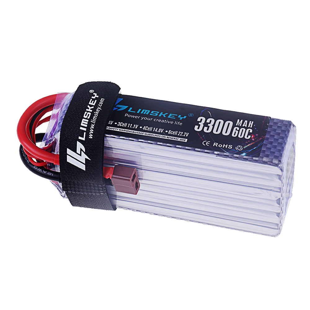 Brandneuer 3300mAh 22,2V 60C 6 – Drone Racing Battery Bewertung und Preis
