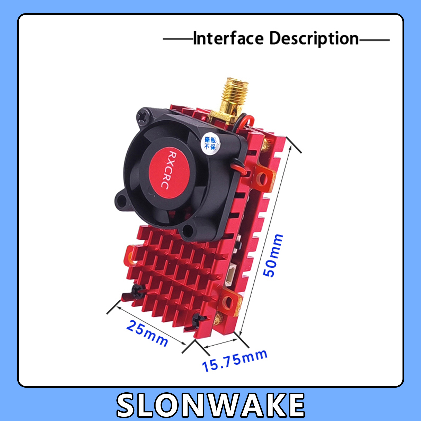 SLONWAKE 5,8G 2W VTX FPV 1800T – Drone Racing Camera Bewertung und Preis