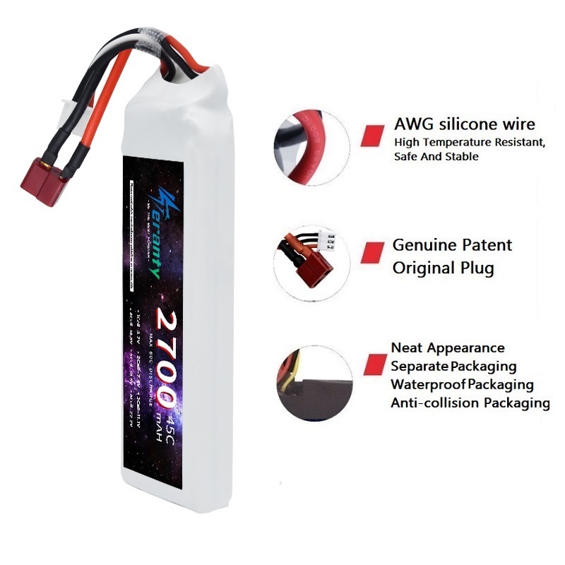 1/3PCS 2S 7,4 V Lipo Batterie  – Drone Racing Battery Bewertung und Preis